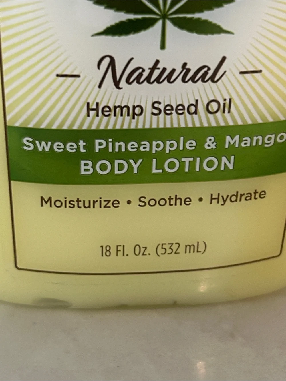Hemp Heaven Sweet Pineapple & Mango Body Lotion NEW
